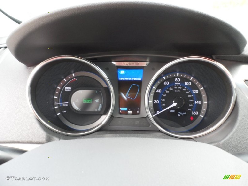 2012 Hyundai Sonata Hybrid Gauges Photo #62256976