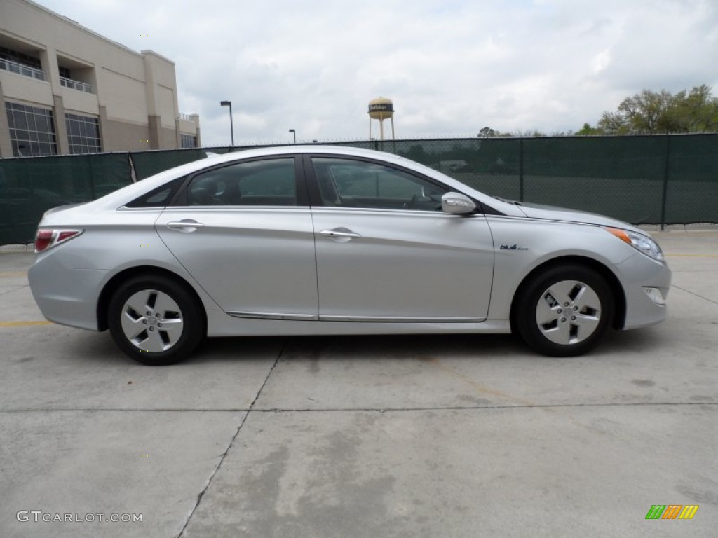 Silver Frost Metallic 2012 Hyundai Sonata Hybrid Exterior Photo #62257019