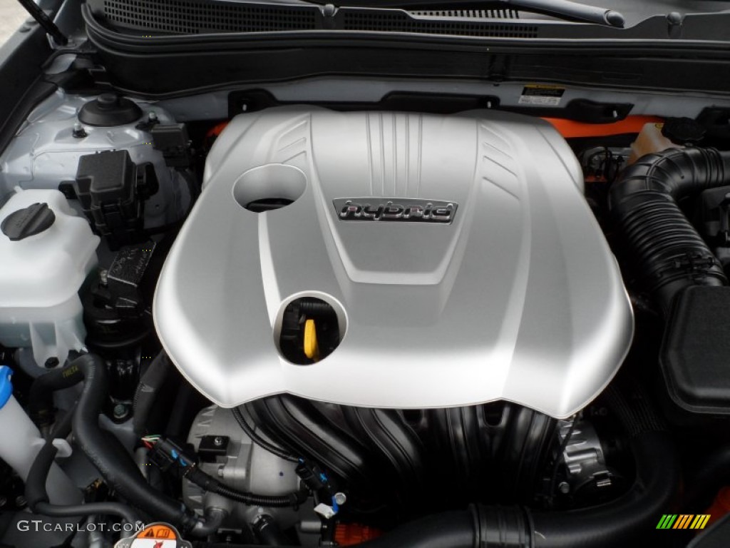 2012 Hyundai Sonata Hybrid 2.4 Liter h DOHC 16-Valve D-CVVT 4 Cylinder Gasoline/Electric Hybrid Engine Photo #62257168