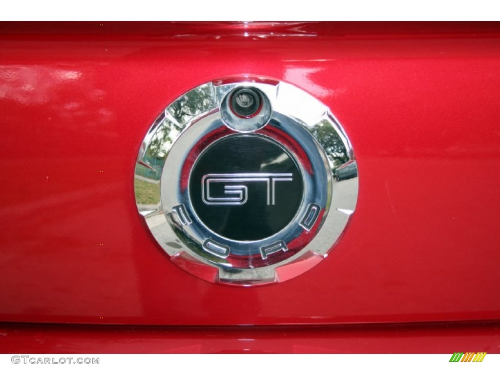 2005 Mustang GT Premium Convertible - Redfire Metallic / Dark Charcoal photo #26