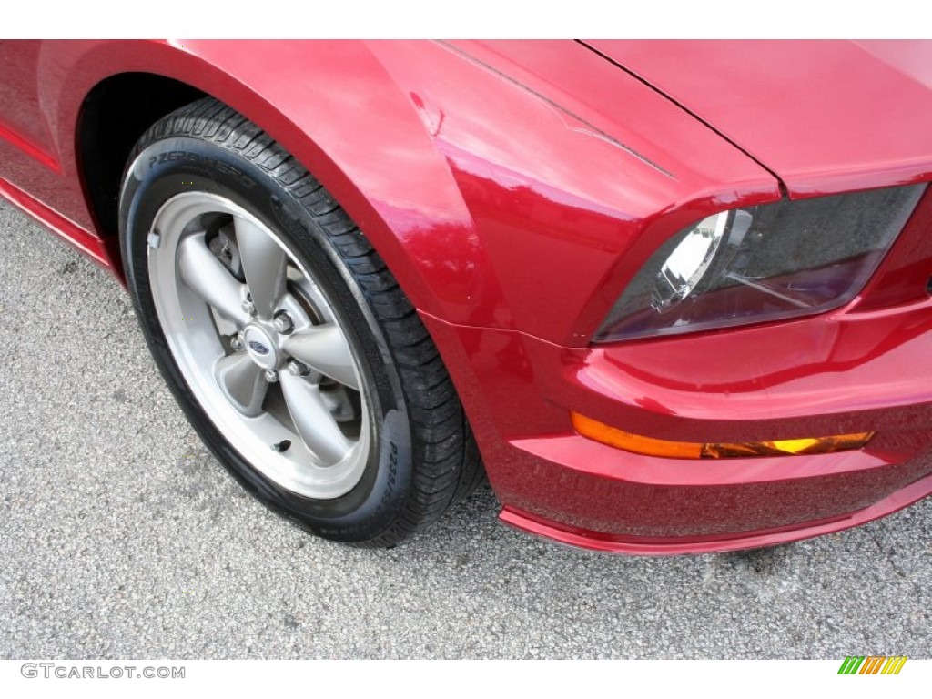 2005 Mustang GT Premium Convertible - Redfire Metallic / Dark Charcoal photo #29
