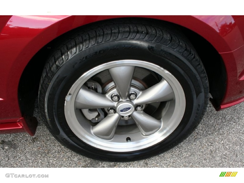 2005 Mustang GT Premium Convertible - Redfire Metallic / Dark Charcoal photo #34