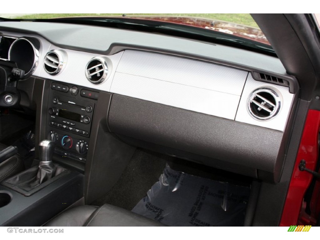 2005 Mustang GT Premium Convertible - Redfire Metallic / Dark Charcoal photo #62