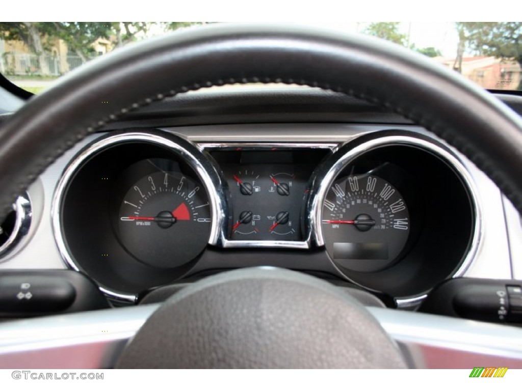 2005 Mustang GT Premium Convertible - Redfire Metallic / Dark Charcoal photo #64