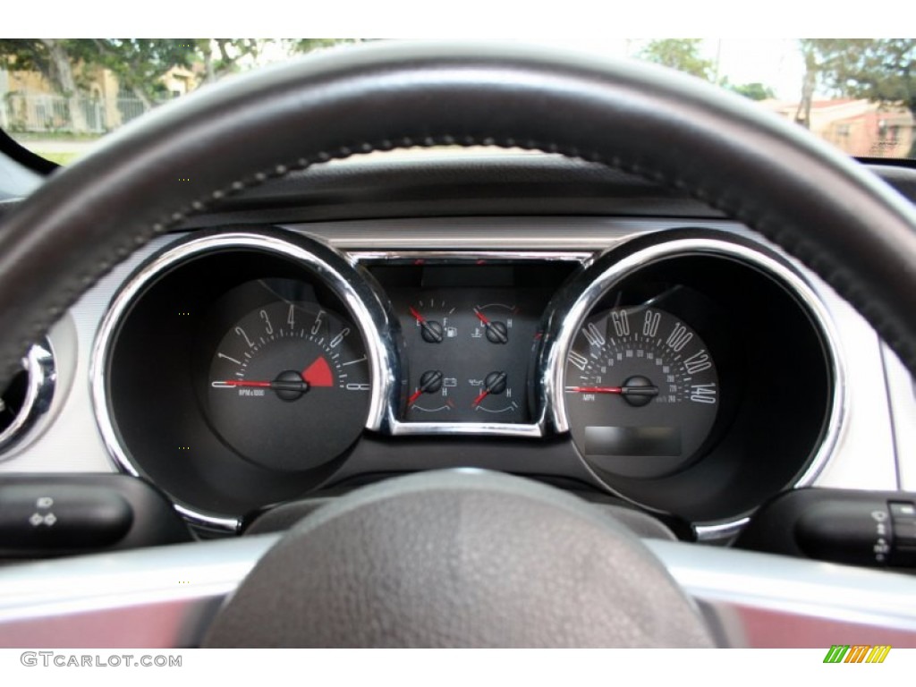 2005 Ford Mustang GT Premium Convertible Gauges Photo #62258171