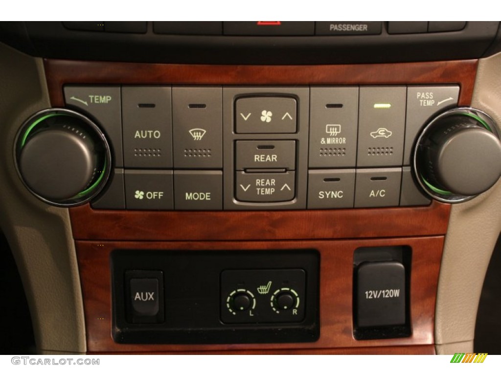 2008 Highlander Limited 4WD - Cypress Green Pearl / Sand Beige photo #22
