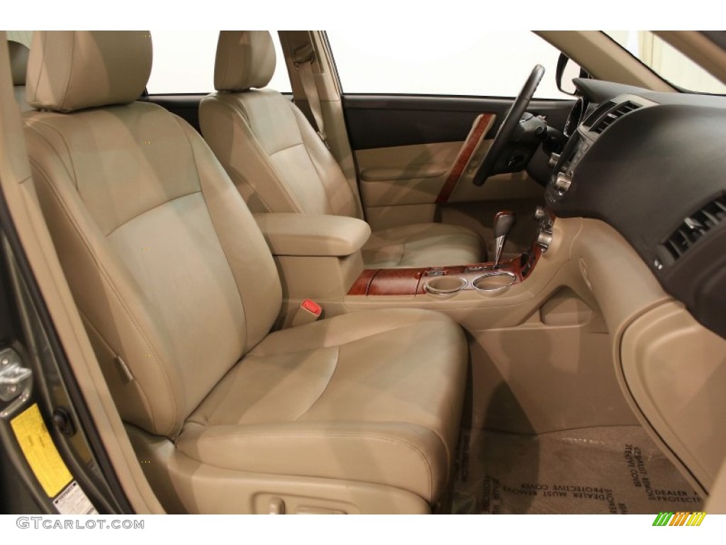 2008 Highlander Limited 4WD - Cypress Green Pearl / Sand Beige photo #26