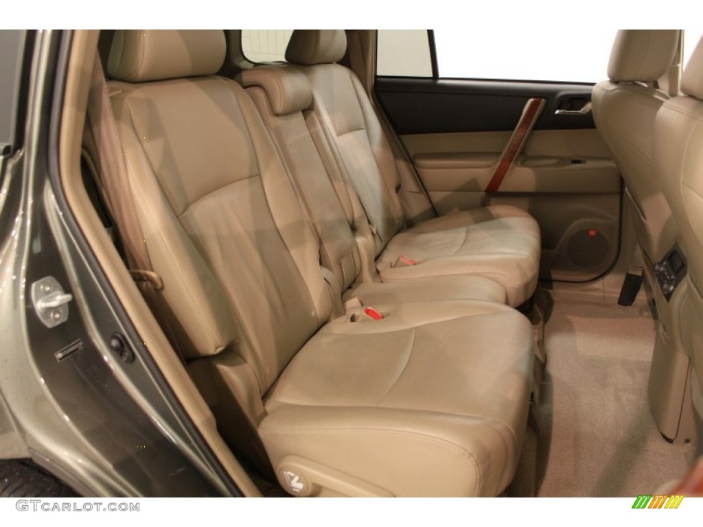 2008 Highlander Limited 4WD - Cypress Green Pearl / Sand Beige photo #27