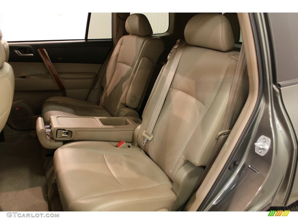 2008 Highlander Limited 4WD - Cypress Green Pearl / Sand Beige photo #29