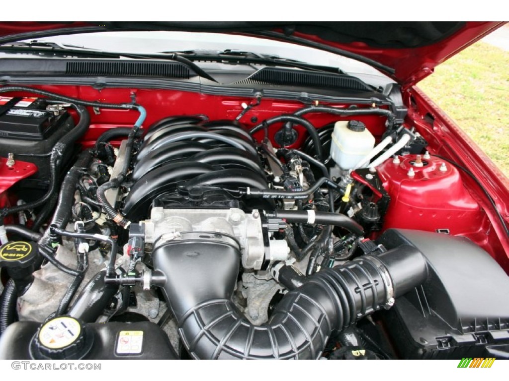 2005 Mustang GT Premium Convertible - Redfire Metallic / Dark Charcoal photo #89