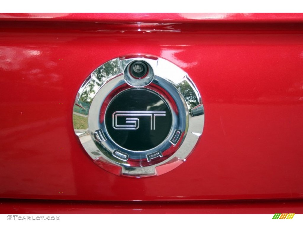 2005 Mustang GT Premium Convertible - Redfire Metallic / Dark Charcoal photo #99