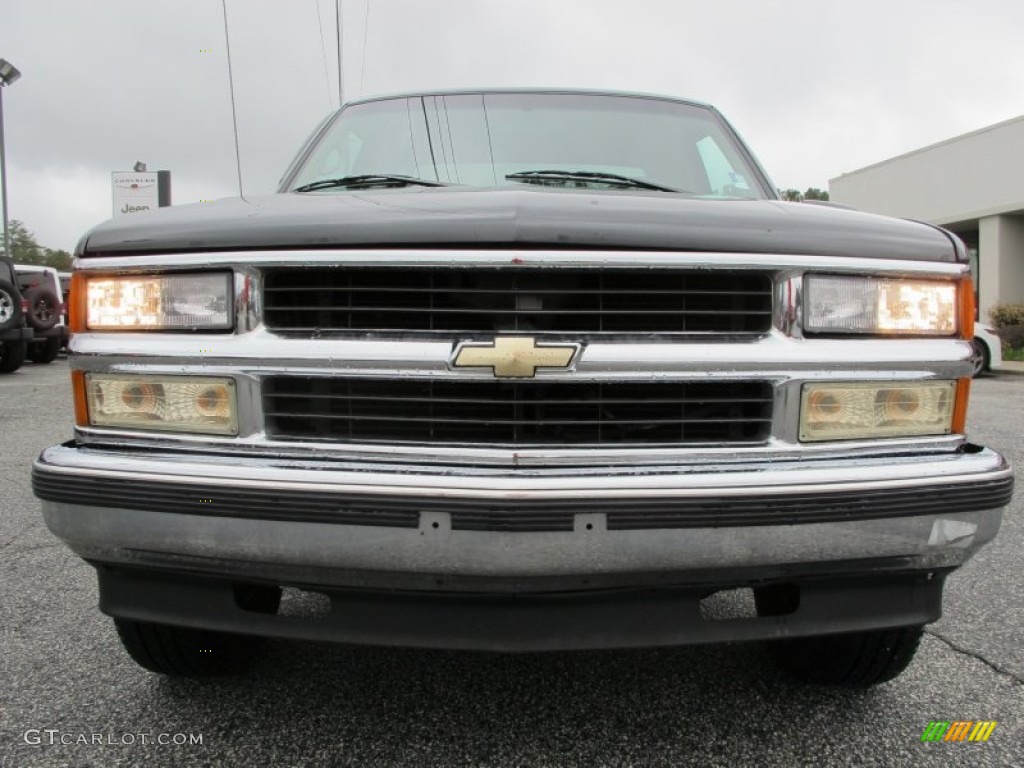 1997 C/K K1500 Extended Cab 4x4 - Black / Neutral Shale photo #2