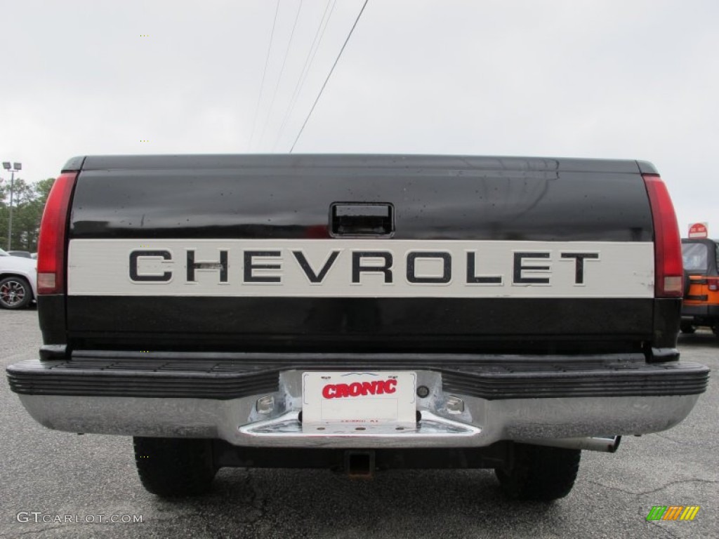 1997 C/K K1500 Extended Cab 4x4 - Black / Neutral Shale photo #6