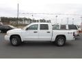 Bright White - Dakota Laramie Quad Cab 4x4 Photo No. 8
