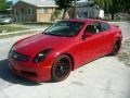 2005 Laser Red Infiniti G 35 Coupe  photo #1