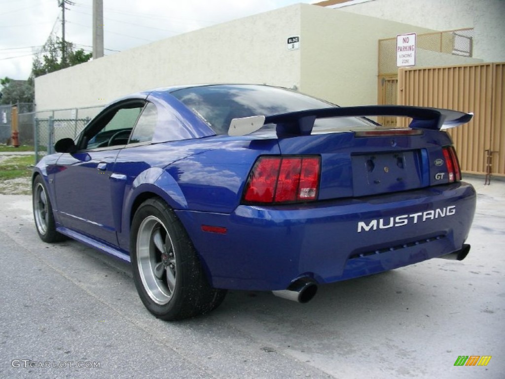 2003 Mustang GT Coupe - Sonic Blue Metallic / Dark Charcoal photo #5