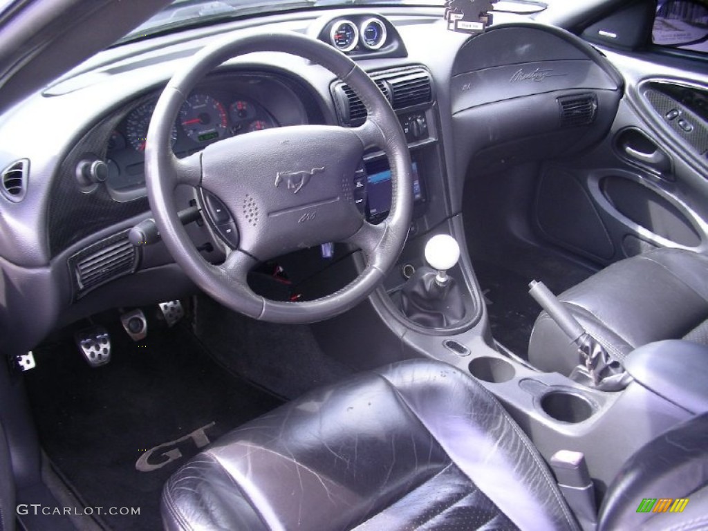 Dark Charcoal Interior 2003 Ford Mustang GT Coupe Photo #62260566