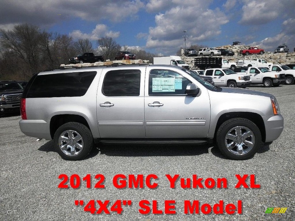 2012 Yukon XL SLE 4x4 - Quicksilver Metallic / Ebony photo #1