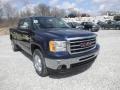 2012 Midnight Blue Metallic GMC Sierra 1500 SLE Extended Cab 4x4  photo #2