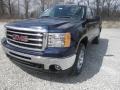 2012 Midnight Blue Metallic GMC Sierra 1500 SLE Extended Cab 4x4  photo #3