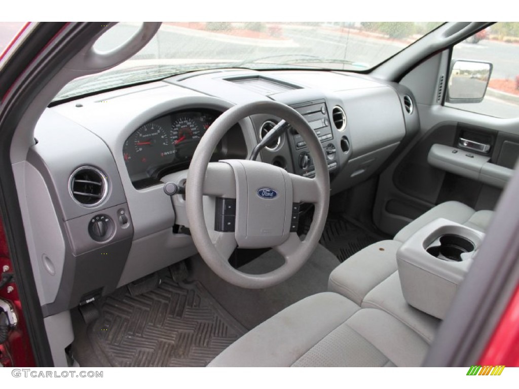 Medium Flint Interior 2007 Ford F150 XLT SuperCrew Photo #62261264
