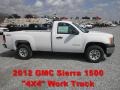 2012 Summit White GMC Sierra 1500 Regular Cab 4x4  photo #1