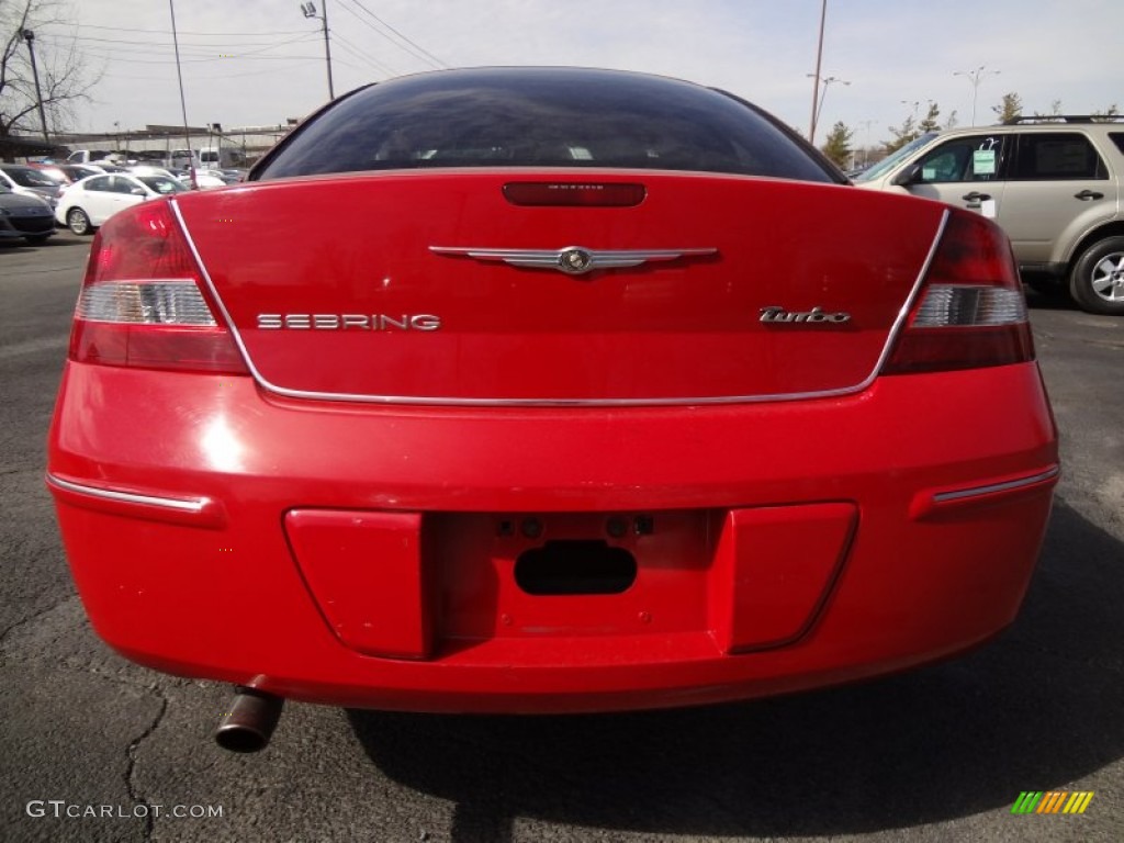 2004 Sebring Coupe - Indy Red / Black photo #5