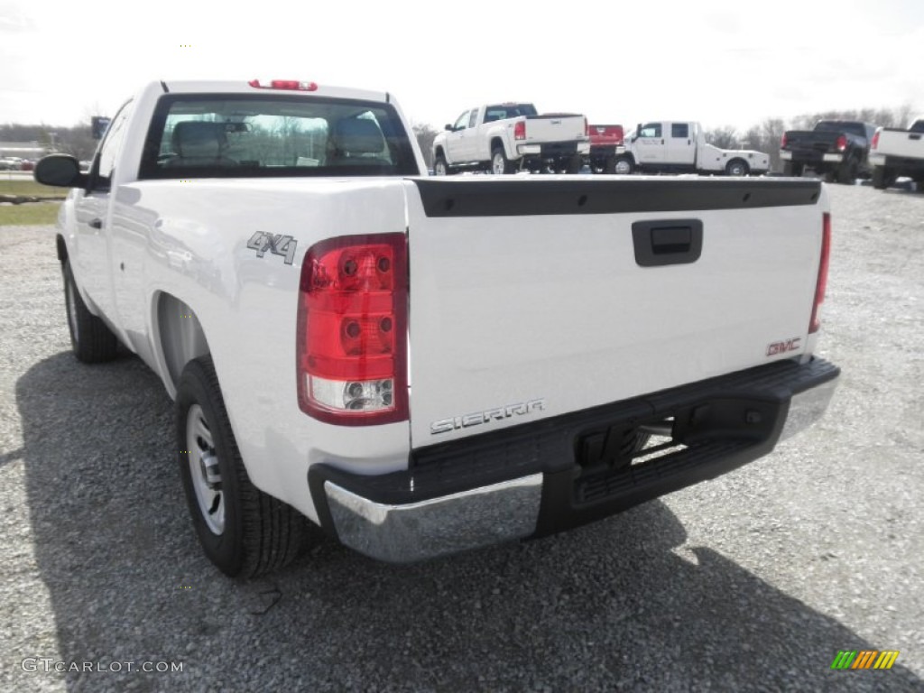 2012 Sierra 1500 Regular Cab 4x4 - Summit White / Dark Titanium photo #10