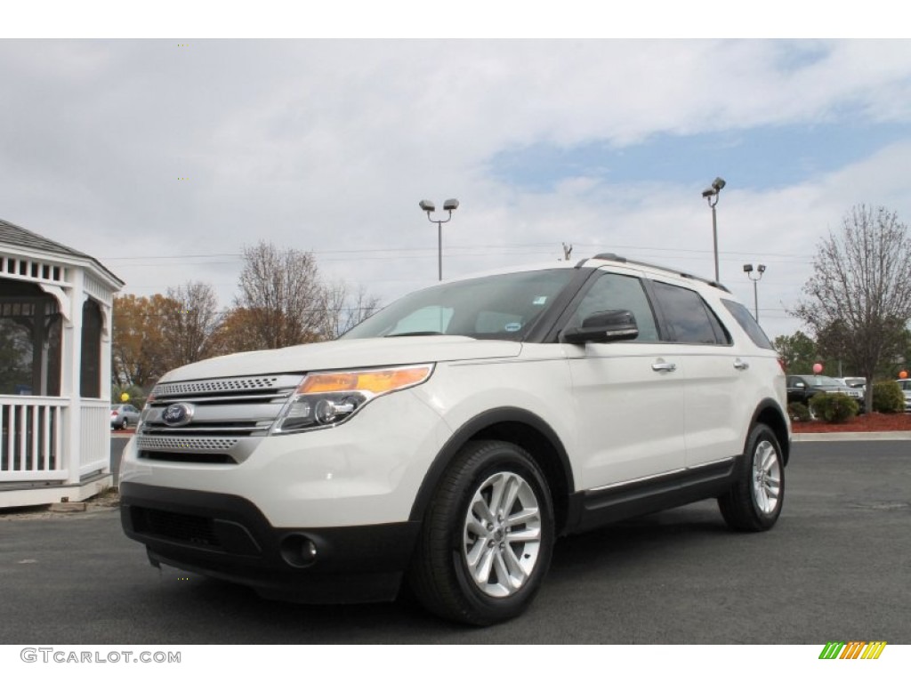 White Suede Ford Explorer