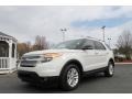 2011 White Suede Ford Explorer XLT  photo #1