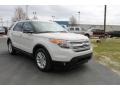 2011 White Suede Ford Explorer XLT  photo #3