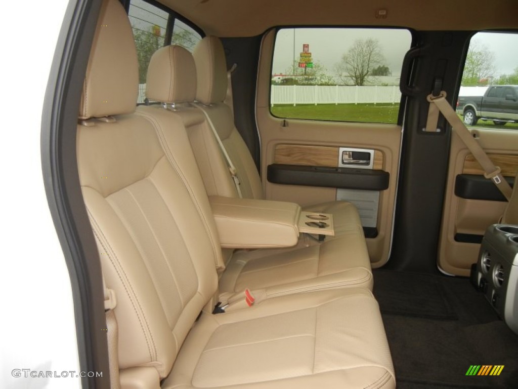 2011 Ford F150 Lariat SuperCrew Rear Seat Photo #62263405