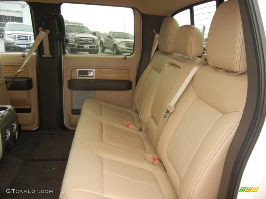 2011 Ford F150 Lariat SuperCrew Rear Seat Photo #62263423
