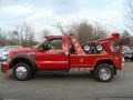 2009 Red Ford F450 Super Duty XL Regular Cab Tow Truck  photo #4
