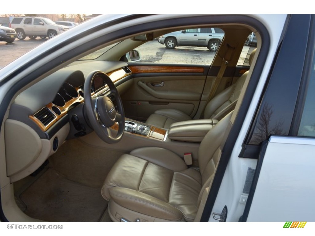 Beige Interior 2005 Audi A8 L 4.2 quattro Photo #62264158