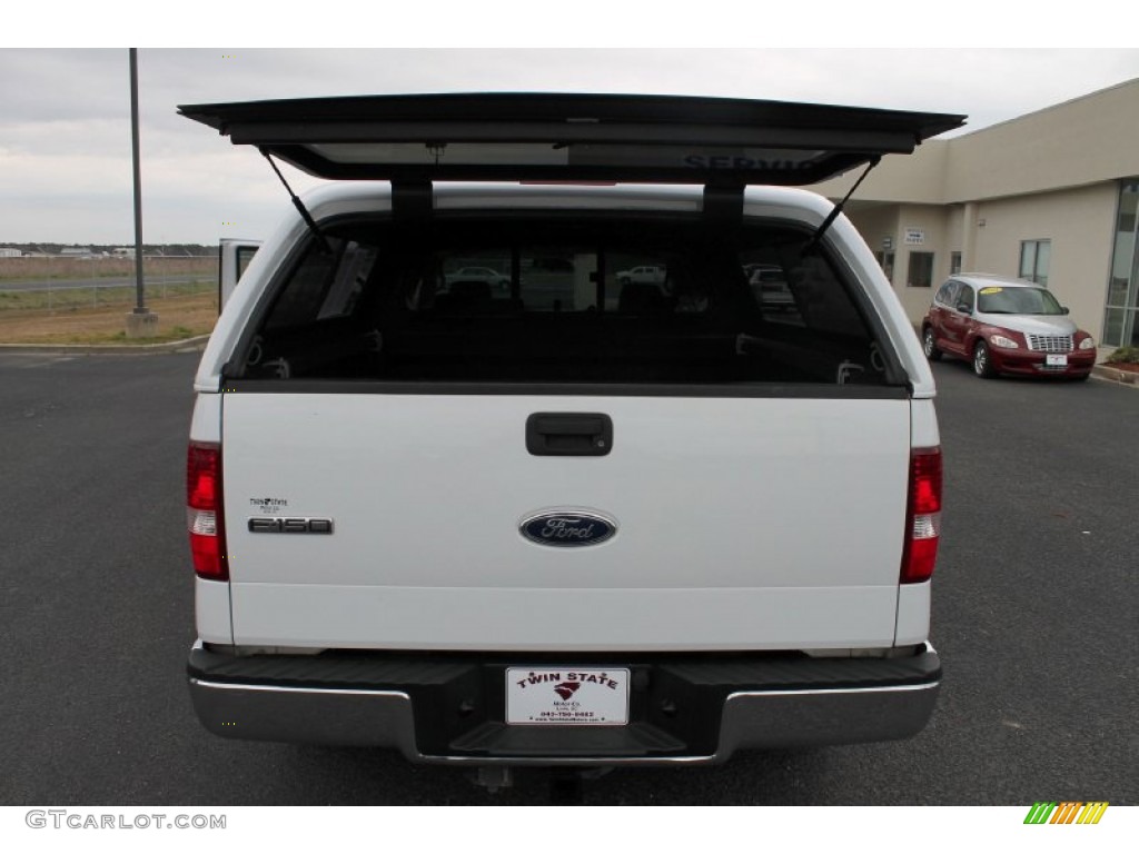 2004 F150 XLT SuperCab - Oxford White / Tan photo #29