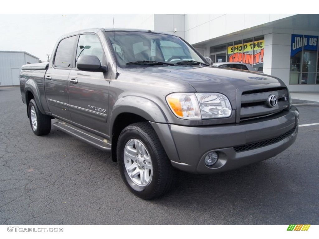 2006 Tundra Limited Double Cab 4x4 - Phantom Gray Pearl / Taupe photo #2