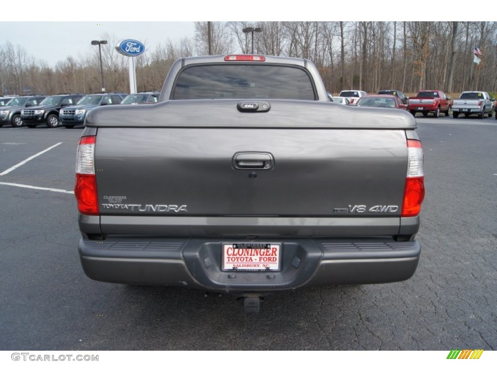 2006 Tundra Limited Double Cab 4x4 - Phantom Gray Pearl / Taupe photo #4