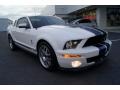 2008 Performance White Ford Mustang Shelby GT500 Coupe  photo #2