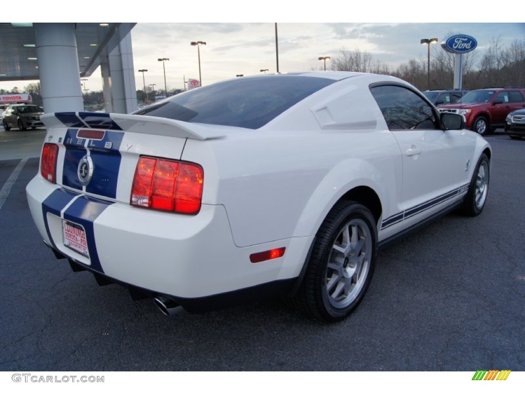 2008 Mustang Shelby GT500 Coupe - Performance White / Black photo #3