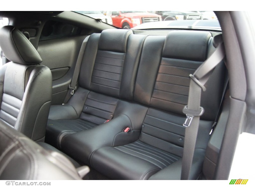 Black Interior 2008 Ford Mustang Shelby GT500 Coupe Photo #62266445