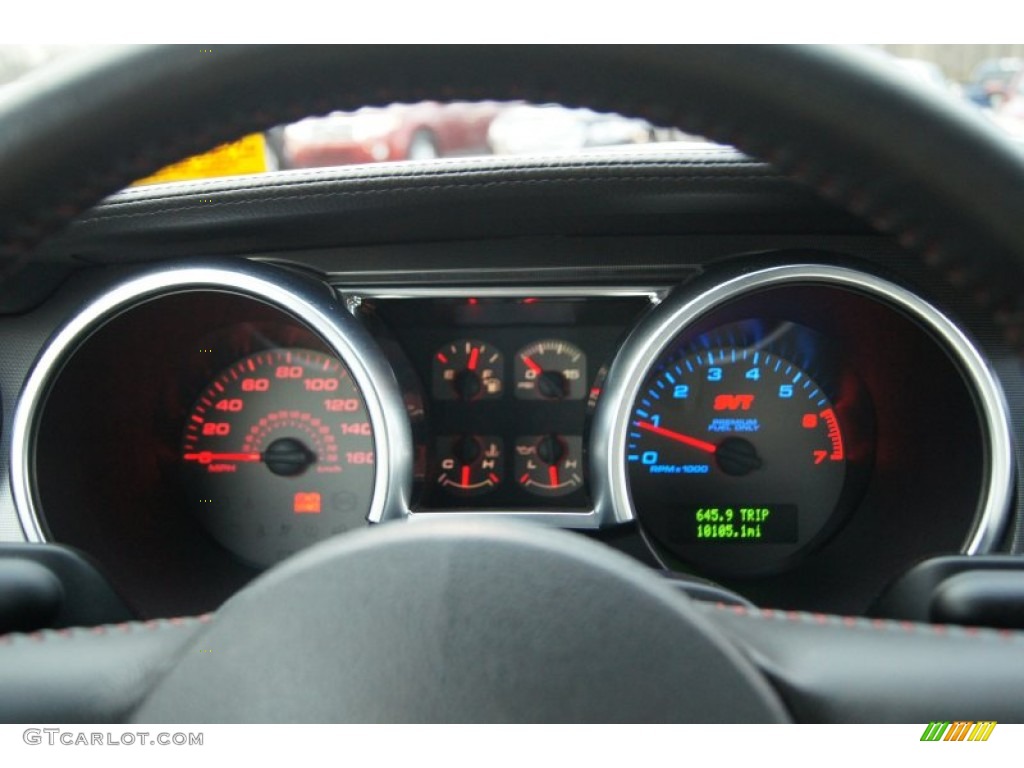 2008 Ford Mustang Shelby GT500 Coupe Gauges Photo #62266585