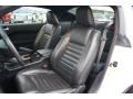 Black 2008 Ford Mustang Shelby GT500 Coupe Interior Color