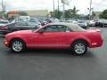 2008 Torch Red Ford Mustang V6 Deluxe Convertible  photo #6