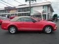 2008 Torch Red Ford Mustang V6 Deluxe Convertible  photo #12