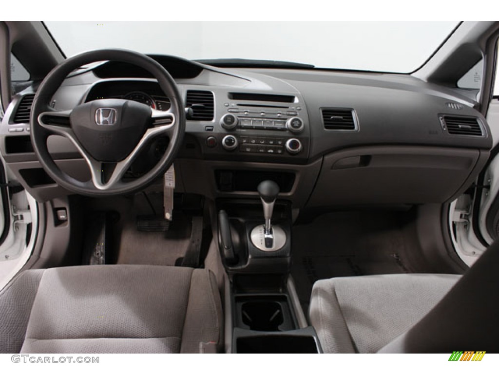 2010 Honda Civic DX-VP Sedan Gray Dashboard Photo #62267059