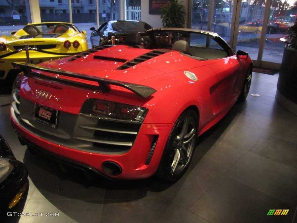 Brilliant Red 2012 Audi R8 GT Spyder Exterior Photo #62267092
