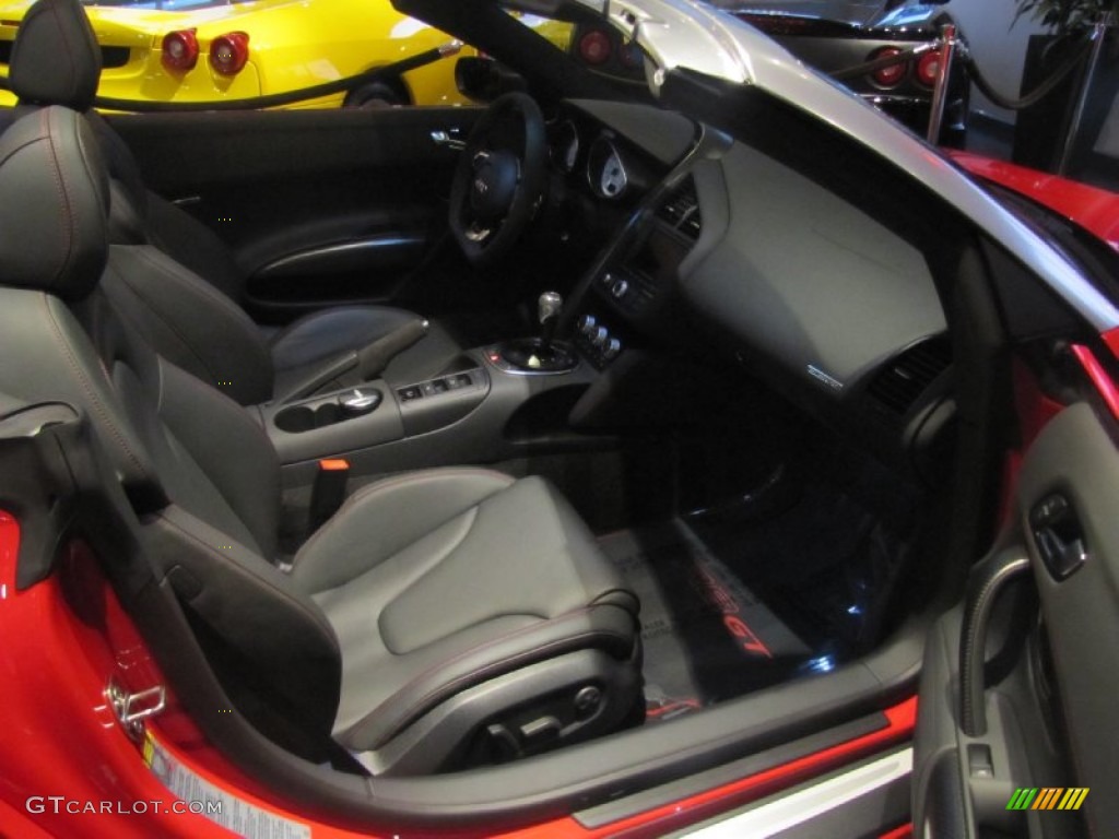 2012 R8 GT Spyder - Brilliant Red / Black photo #7