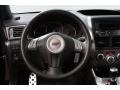 Black Alcantara/Carbon Black Leather 2010 Subaru Impreza WRX STi Steering Wheel