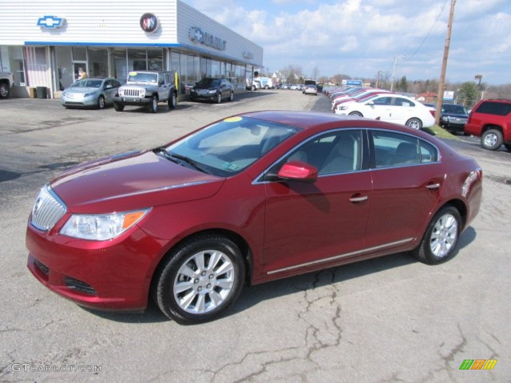 2010 LaCrosse CX - Red Jewel Tintcoat / Dark Titanium/Light Titanium photo #1